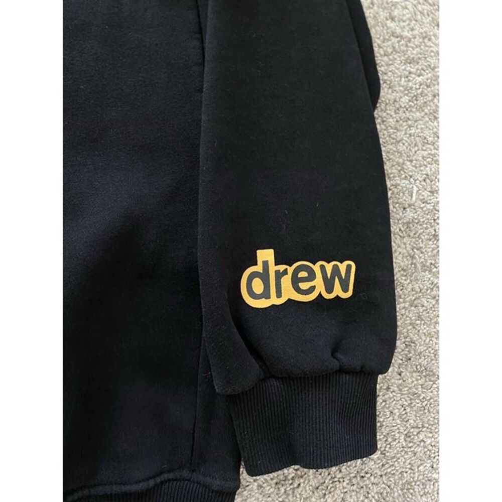 Drew-house Men's Black Hoodie - Picture 5 of 9